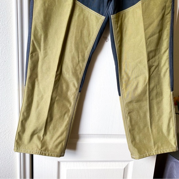 Jacquemus Le De Nimes Meunier Jeans Colorblock Panel Green Black Size 32 EUC - Picture 3 of 11